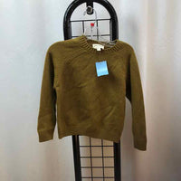 Petit Sezane Green Solid Child Size 4 Boy's Sweater