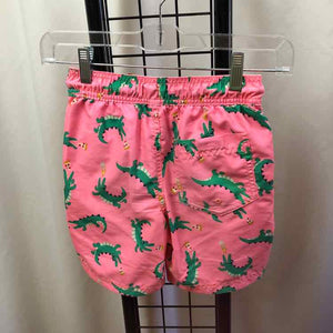 Cat & Jack Pink Patterned Child Size 6/7 Boy's Swimwear