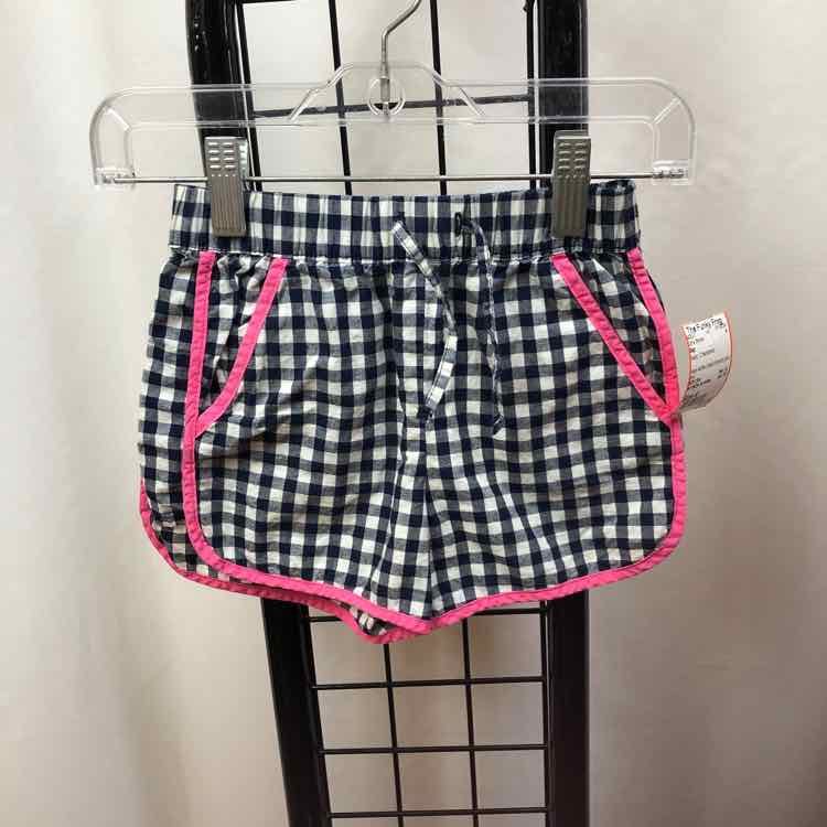 Gap Navy Checkered Child Size 4 Girl's Shorts