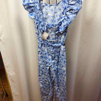 Zara Baby Blue Floral Child Size 10 Girl's Outfit
