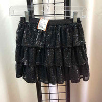 Cat & Jack Black Sequin Child Size 6/6X Girl's Skirt