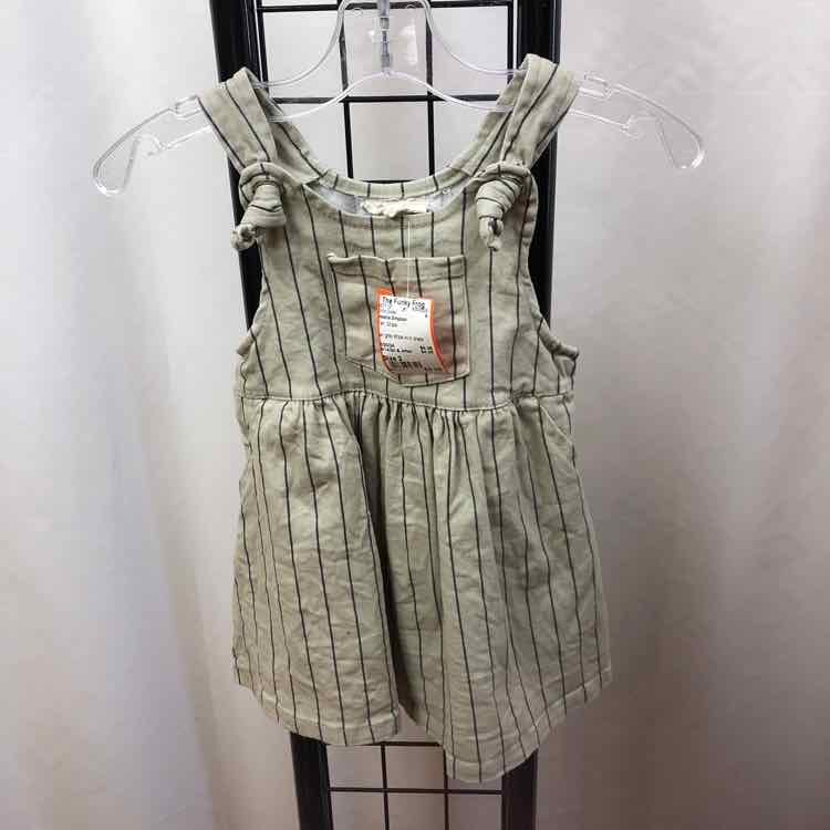 Jessica Simpson Tan Stripe Child Size 2 Girl's Dress