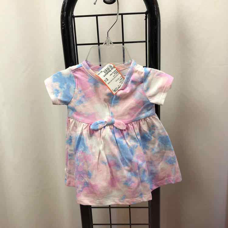 Carter's Pink Tye Dye Child Size Newborn Girl's Dress