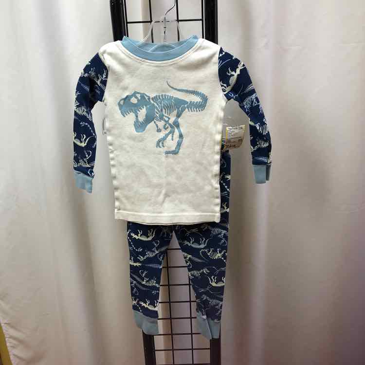 kirkland White Die cut Child Size 3 Boy's Pajamas