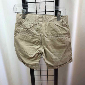 Dodipetto Tan Solid Child Size 4 Boy's Shorts