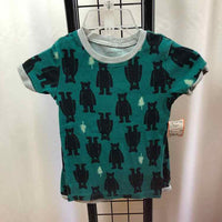 Amazon Essentials Teal Patterned Child Size 8 Boy's Pajamas