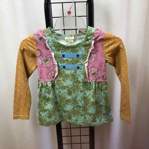 Matilda Jane Multi-Color Floral Child Size 6 Girl's Shirt