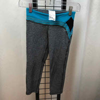 Ivivva Gray Heathered Child Size 8 Girl's Leggings