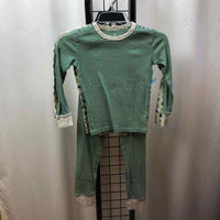Gap Green Stripe Child Size 8 Girl's Pajamas