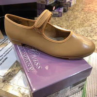 Dance Class Caramel Solid Child Size 2.5 Girl's Shoes