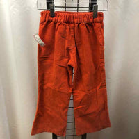 Little Follies Orange Solid Child Size 6 Girl's Pants