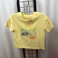 Hanna Andersson Yellow Graphic Child Size 6/7 Girl's Shirt
