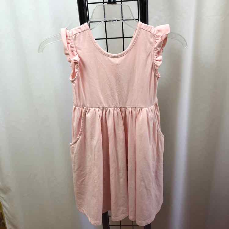 Hanna Andersson Pink Solid Child Size 6/7 Girl's Dress