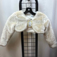 Blueberi Blvd Cream Solid Child Size 7/8 Girl's Jacket/Blazer