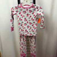 Janie and Jack White Floral Child Size 4 Girl's Pajamas