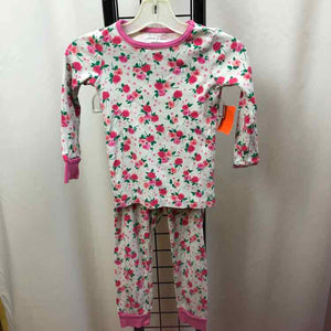 Janie and Jack White Floral Child Size 4 Girl's Pajamas