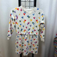 Primary White Hearts Child Size 6/7 Girl's Dress