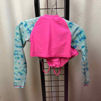 More Than Magic Blue Tye Dye Child Size 6/6X Girl's Swimwear
