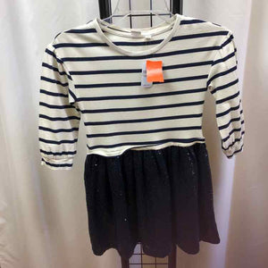 Gap White Stripe Child Size 8/10 Girl's Dress