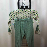 Gap Green Stripe Child Size 8 Girl's Pajamas