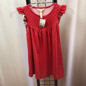Matilda Jane Red Dotted Child Size 6 Girl's Dress