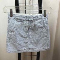 Crew Cuts Baby Blue Seersucker Child Size 7 Girl's Skirt