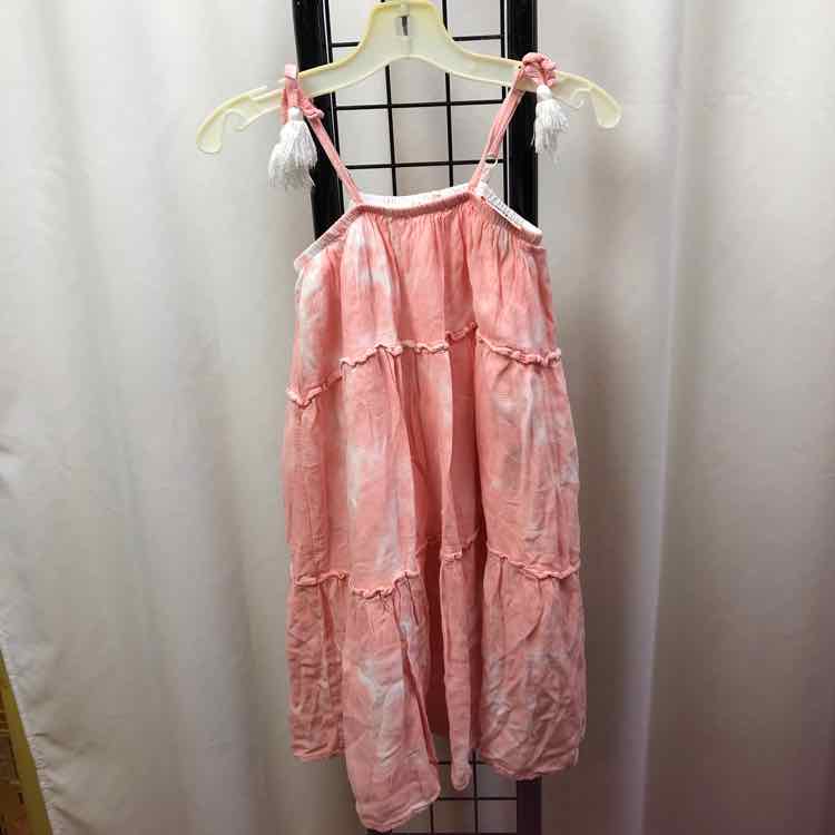 Jessica Simpson Pink Tye Dye Child Size 4 Girl's Dress