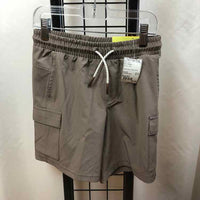 All in Motion Brown Solid Child Size 6/7 Boy's Shorts
