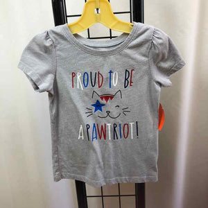 Circo Gray Graphic Child Size 4 Girl's Shirt
