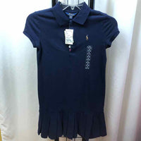 Ralph Lauren Navy Solid Child Size 8/10 Girl's Dress