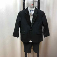 Nautica Black Solid Child Size 24 m Boy's Tuxedo