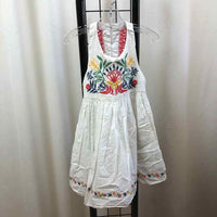 Rachel Zoe White Embroidered Child Size 3 Girl's Dress
