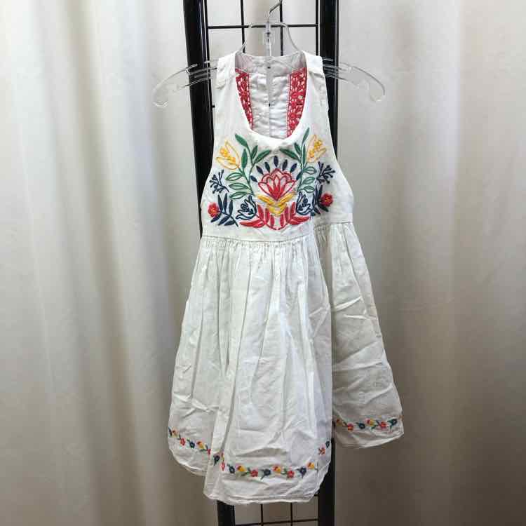 Rachel Zoe White Embroidered Child Size 3 Girl's Dress
