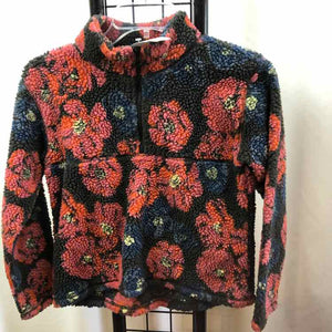 Treasure & Bond Black Floral Child Size 8/10 Girl's Sweatshirt