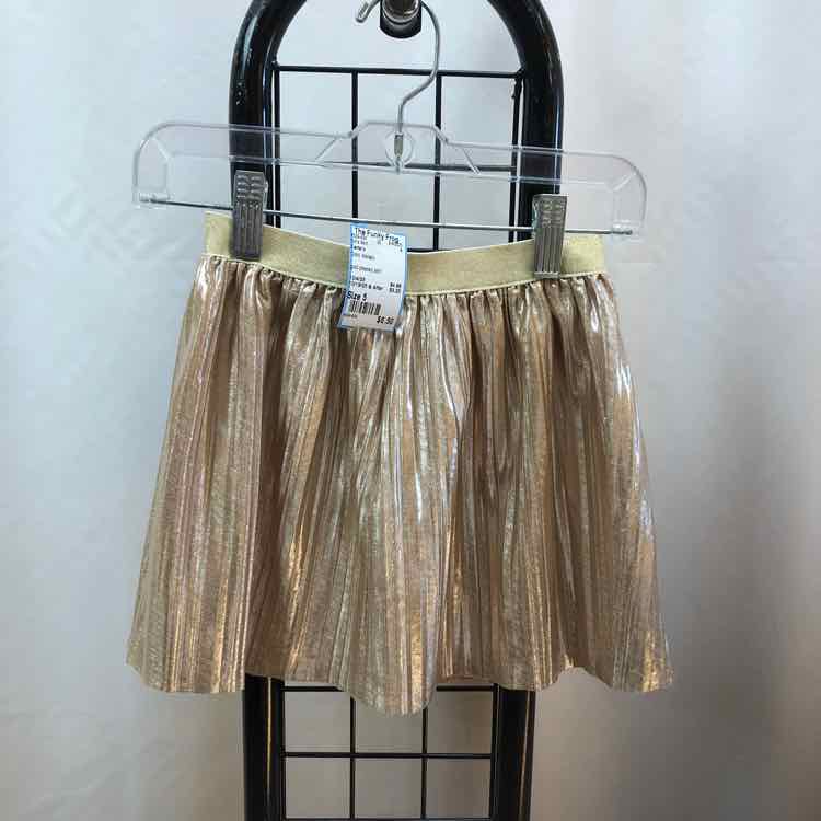 Carter's Gold Metallic Child Size 5 Girl's Skirt