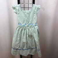 Matilda Jane Baby Blue Solid Child Size 8 Girl's Dress
