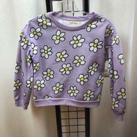 Derek Heart Purple Floral Child Size 6 Girl's Sweatshirt