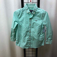 Vineyard vines Baby Blue Checkered Child Size 6 Boy's Shirt