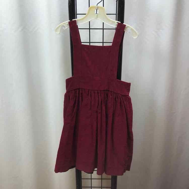 Wren & James Red Solid Child Size 4/5 Girl's Dress