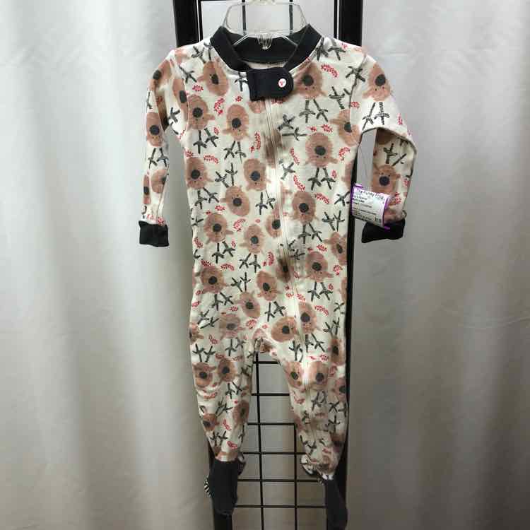 Burt's bees Cream Christmas Child Size 6-9 m Boy's Pajamas