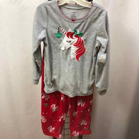 Carter's Gray Christmas Child Size 6 Girl's Pajamas