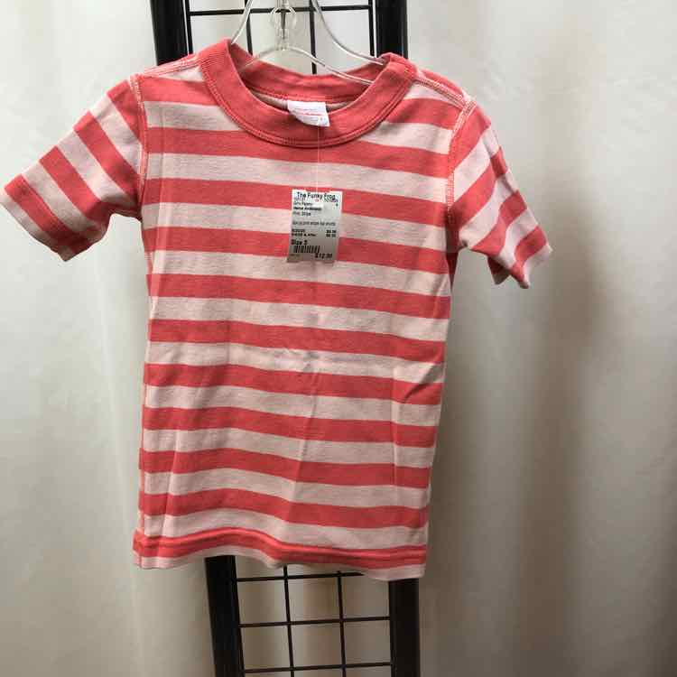 Hanna Andersson Pink Stripe Child Size 5 Girl's Pajamas