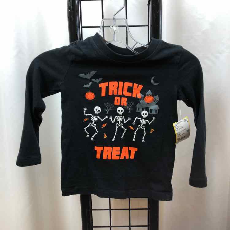 Carter's Black Halloween Child Size 2 Boy's Shirt