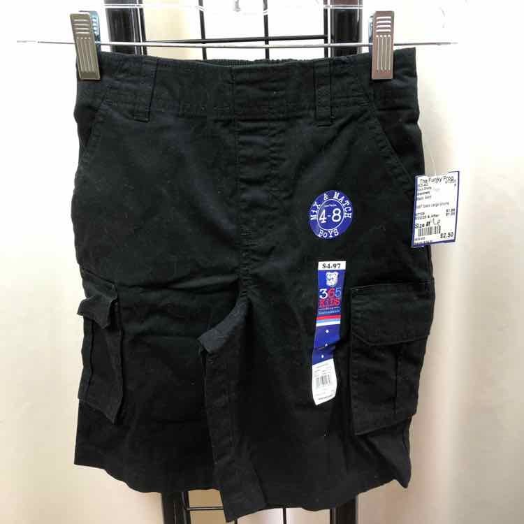 Granimals Black Solid Child Size 6 Boy's Shorts