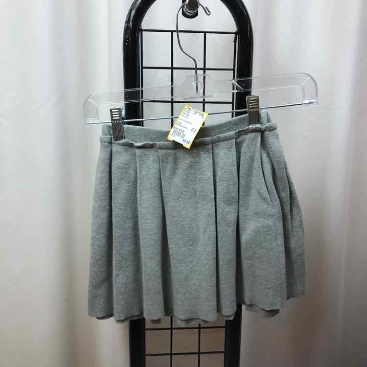 Crew Cuts Gray Solid Child Size 6/6X Girl's Skirt