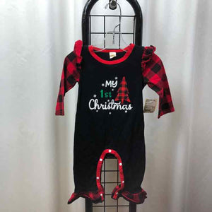 Black Christmas Child Size 6-12 m Girl's Outfit