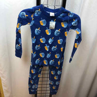 Hanna Andersson Blue Patterned Child Size 6/7 Boy's Pajamas

