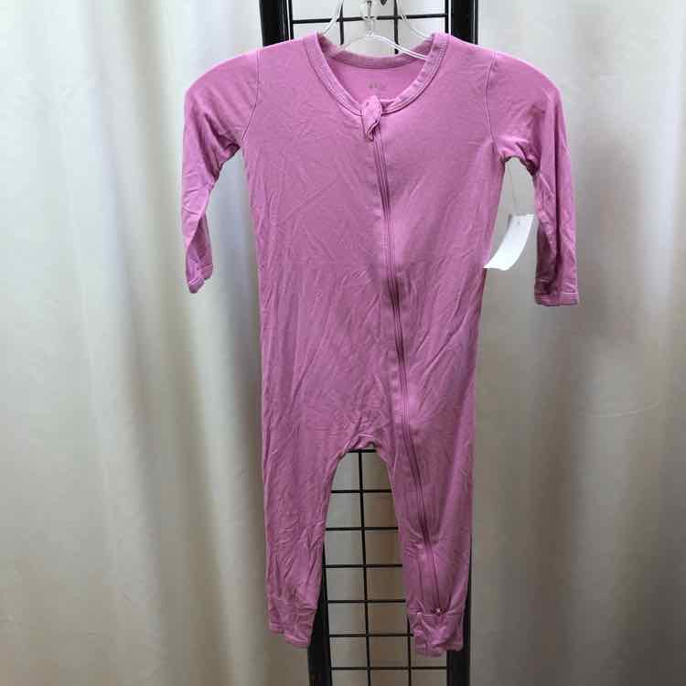 Kyte Pink Solid Child Size 2 Girl's Pajamas