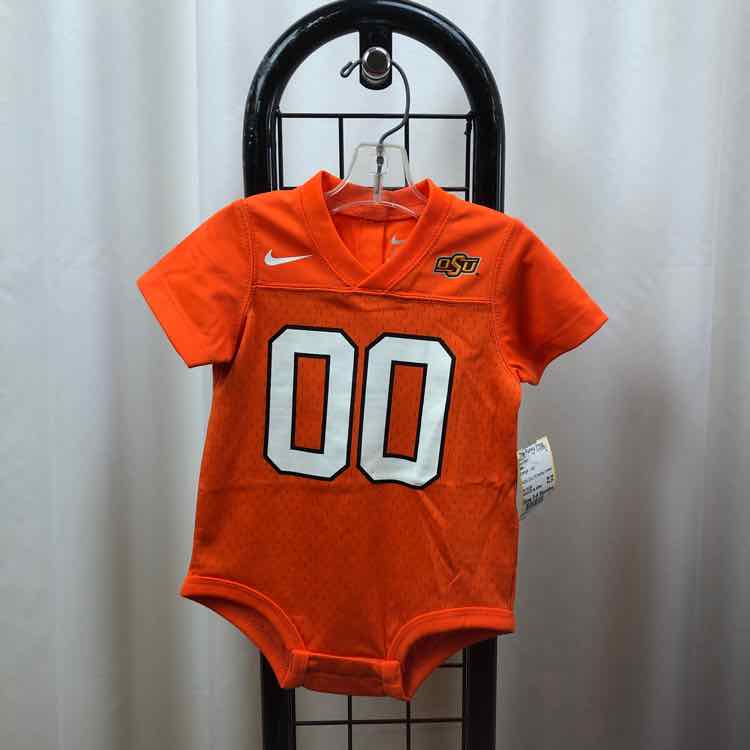Nike Orange Logo Child Size 3-6 Months Boy's Shirt