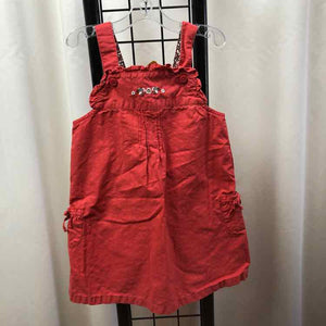 Janie and Jack Red Solid Child Size 18 m Girl's Dress